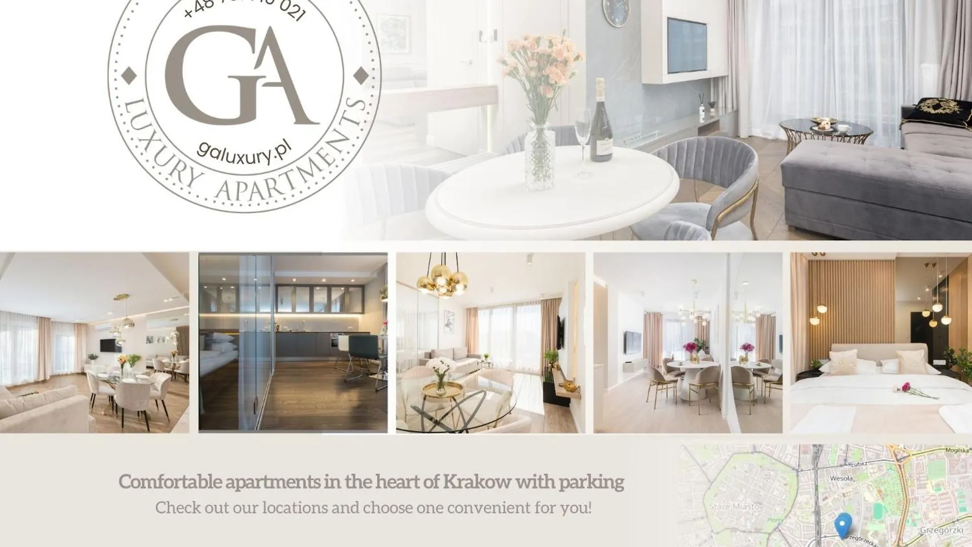 Ga Luxury Apartments W21 クラクフ